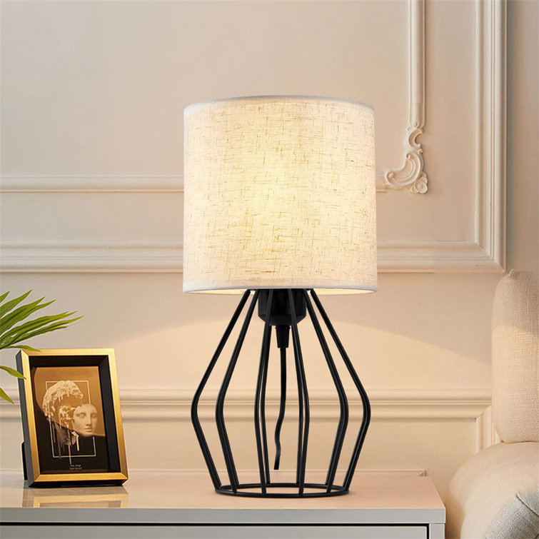 Williston Forge Adarro Bedside Table Lamp LED Modern Nightstand